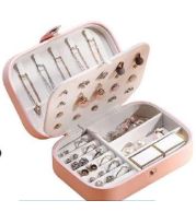 Ladies Jewelry Organizer for Safe Storage and Travel Use, Stylish Utility Gift for Accessories, Dressing Table Organization and Everyday Convenience